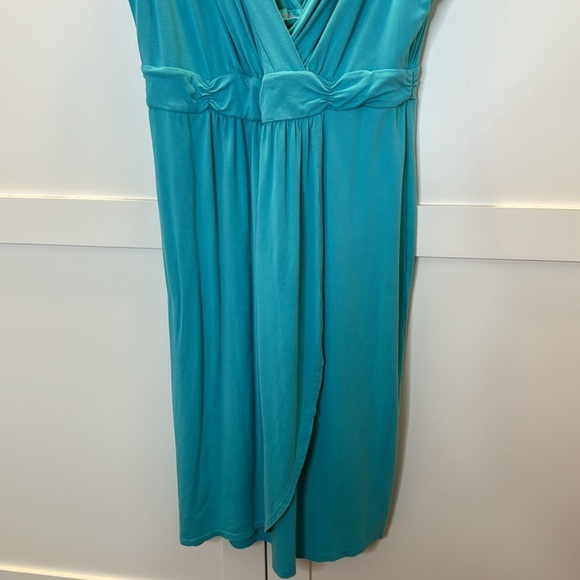 Fresh Produce turquoise jersey summer tank style dress Size: Large - Picture 5 of 8